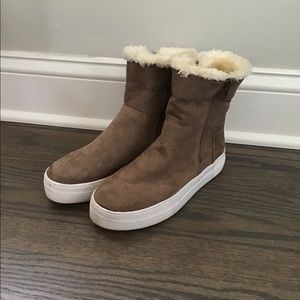 Fur Suede Boots